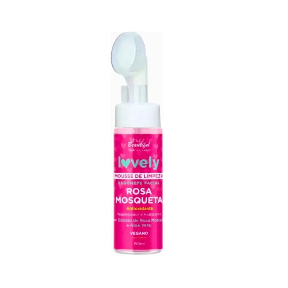 Sabonete Facial Mousse de Limpeza Rosa Mosqueta
