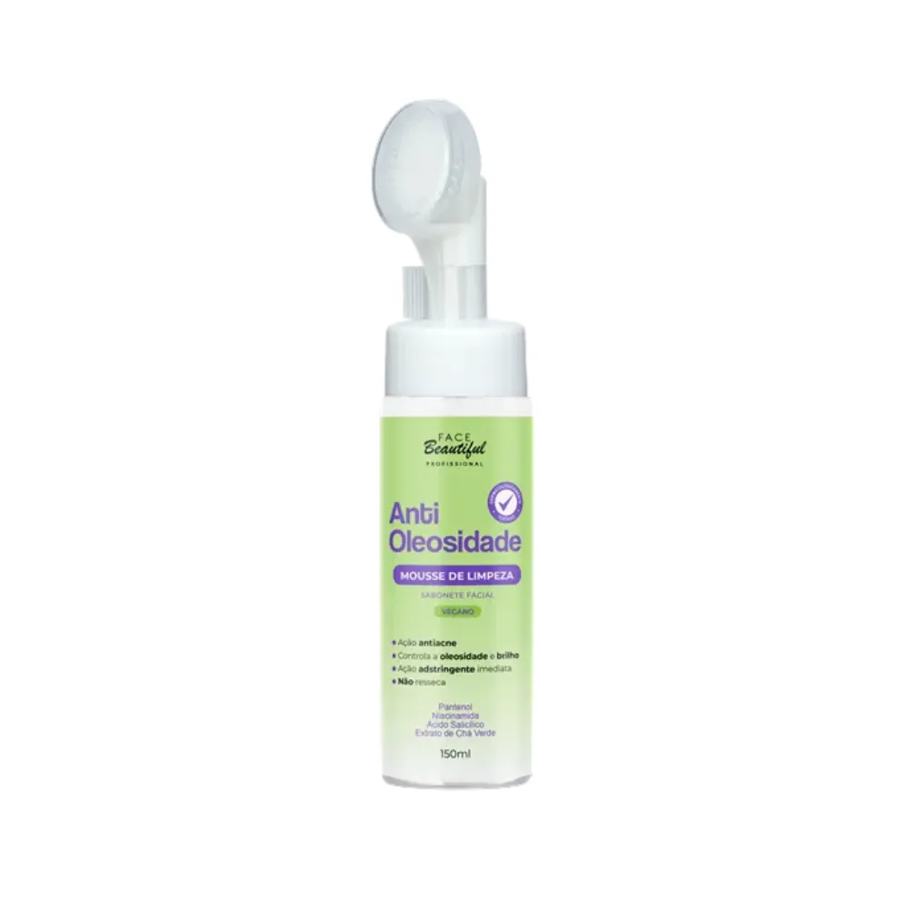 Sabonete Facial Mousse de Limpeza Anti Oleosidade