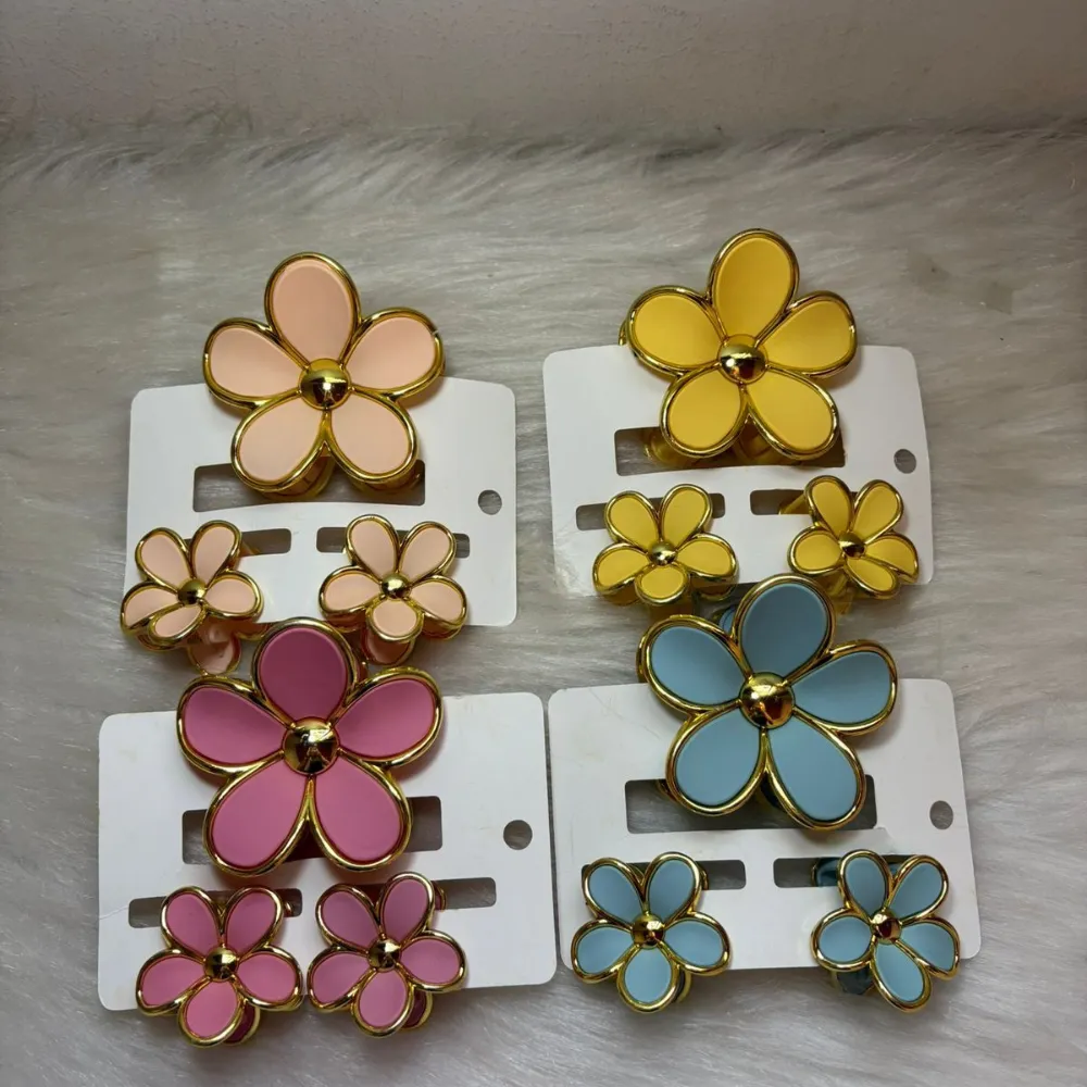 Kit com 3 Presilhas - Flor